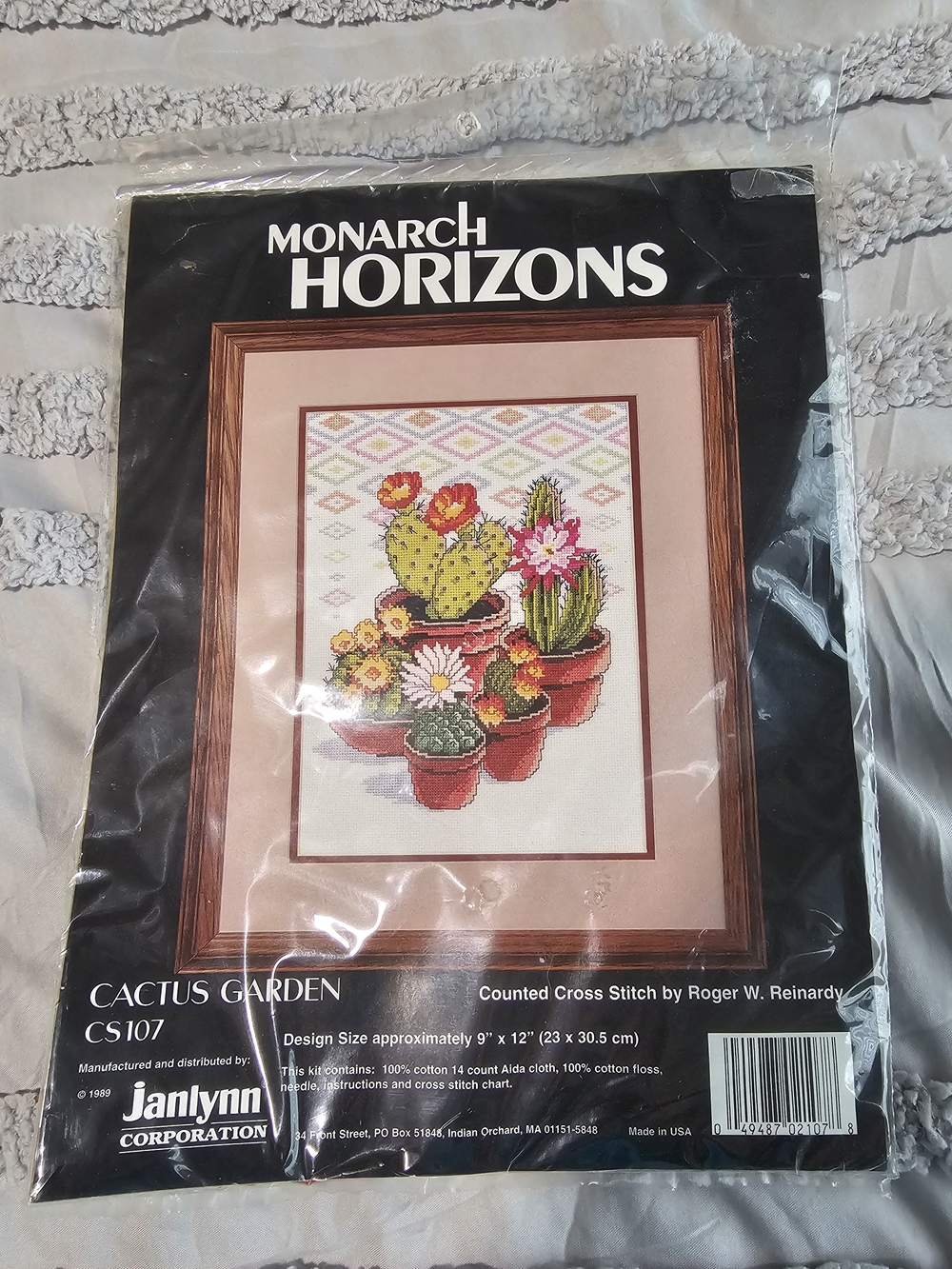 Monarch Horizons "Cactus Garden" Counted Cross Stitch Pattern